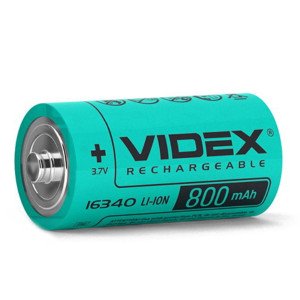 Аккумулятор литий-ионный Videx 16340 800mAh (23809) Аккумулятор литий-ионный Videx 16340 800mAh (23809)