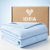 Одеяло летнее охлаждающее евро CoolNight IDEIA 200х220 см голубое (8-36285) Одеяло летнее охлаждающее евро CoolNight IDEIA 200х220 см голубое (8-36285)