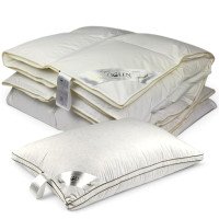 Пуховый комплект IGLEN Royal Climate 160×215 + 50×70, 100% белый гусиный пух (16021510WRS+50701WRS) Пуховый комплект IGLEN Royal Climate 160×215 + 50×70, 100% белый гусиный пух (16021510WRS+50701WRS)