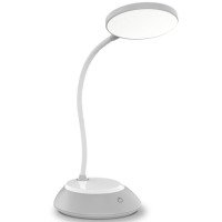 Аккумуляторная настольная лампа TITANUM TLTF-022G 7W 3000-6500K с USB, с регулировкой яркости и температуры света, серая Аккумуляторная настольная лампа TITANUM TLTF-022G 7W 3000-6500K с USB, с регулировкой яркости и температуры света, серая