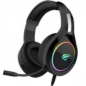 Игровые наушники HAVIT HV-H2232D c микрофоном и подсветкой Игровые наушники HAVIT HV-H2232D c микрофоном и подсветкой